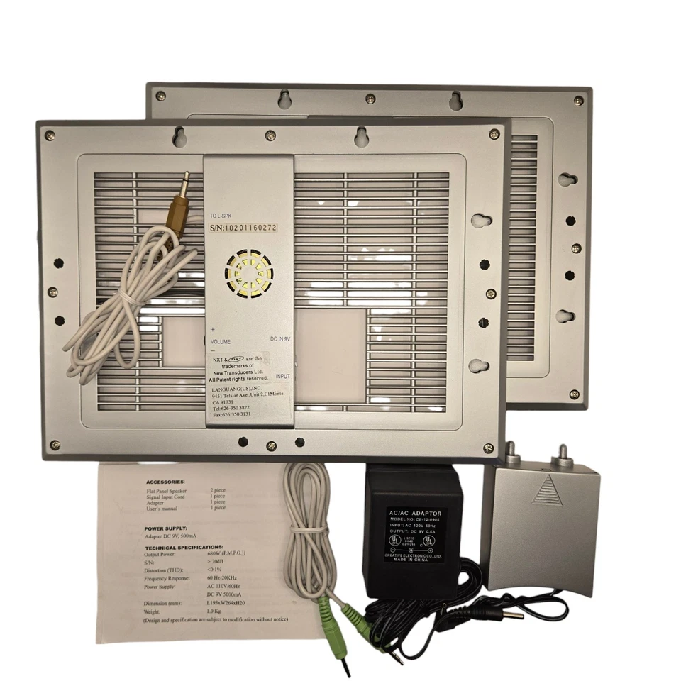 Alto-falantes Photo Frame para PC CD CVD DVD MP3 players ou adaptadores de TV AC/DC - Imagem 3 de 4