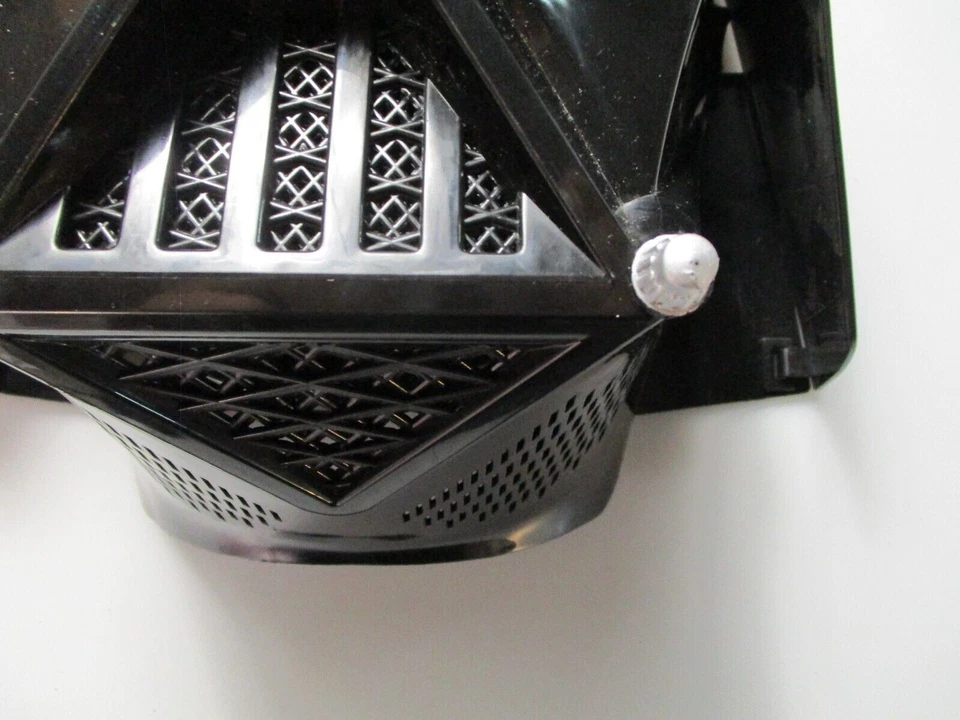 Darth Vader Mask Adult Black Cosplay Snap Adjust Plastic Voice Change NonWorking - Image 3 of 4