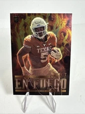 Bijan Robinson 2023 Panini Select Draft En Fuego Rookie Atlanta Falcons RC