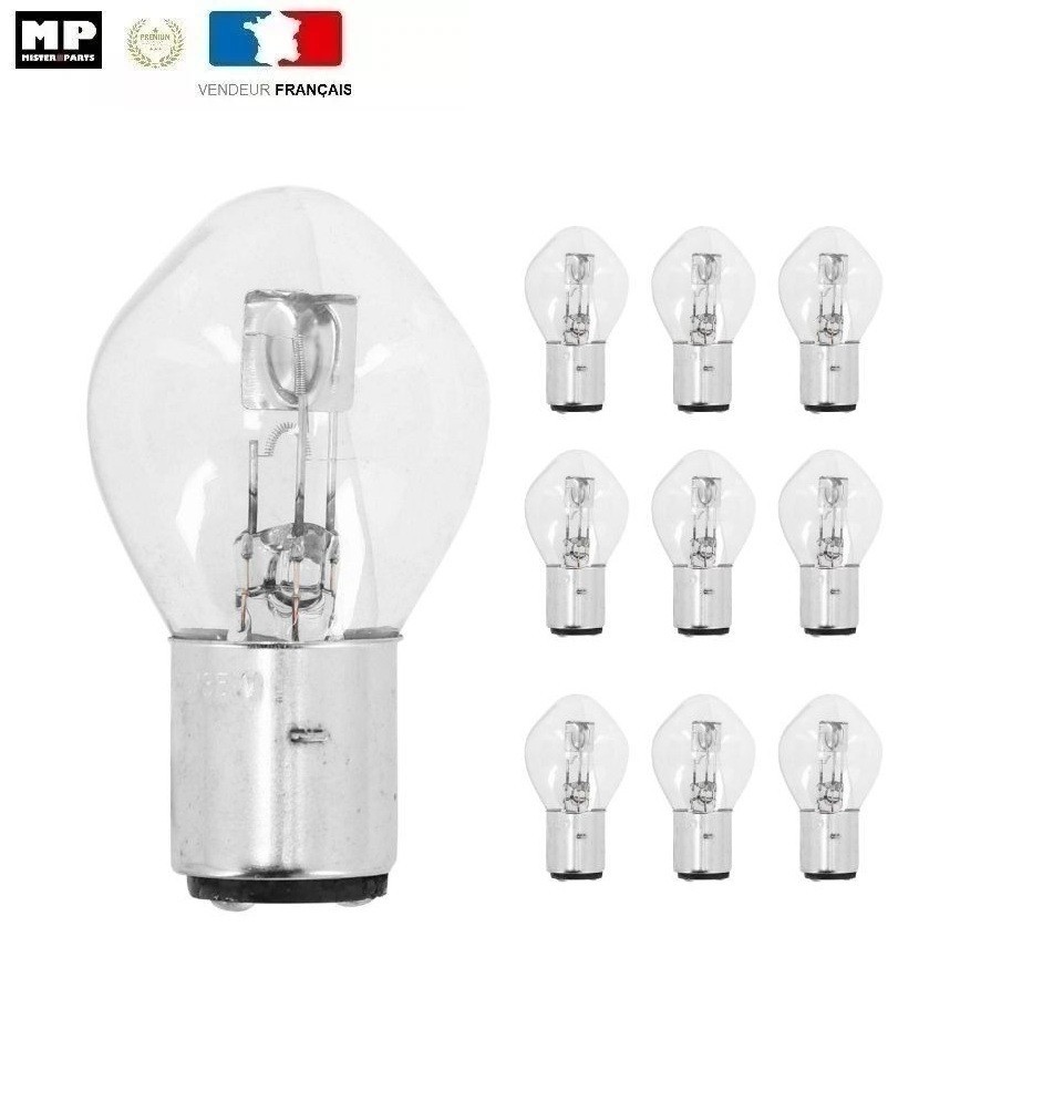 Ampoule 12V 35/35W S2 BA20D idéale pour vos trajets nocturnes en scooter
