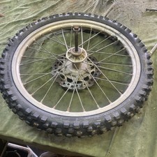 2008 Kawasaki Klx140 19 Big Wheel Wheel Oem Front Wheel Rim Hub Spokes