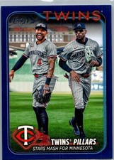 2024 Topps Update Series - Carlos Correa, Byron Buxton #US289 Royal Blue
