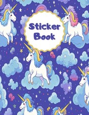 Sticker Book Collecting Album: Large Blank Sticker Keeper Book for Kids Empty