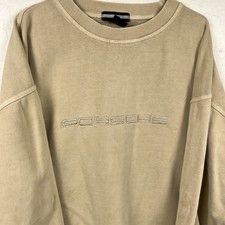 Vintage Porsche Crewneck Sweatshirt Mens XL Made In USA Racing 1990s Classic