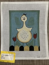 Handpainted Needlepoint Canvas  Cute Ewe   Must Read Description 