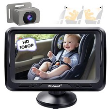 Baby Car Camera Rear Facing Infant 1080P HD 360 Adjustable 150 WideAngle