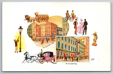 Postcard IL Chicago Illinois The Berghoff Restaurant Chrome Vintage PC M6323