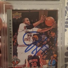 Upper Deck First Edition James Harden Rookie Card #5 Hard Signed Autograph. rookie card picture