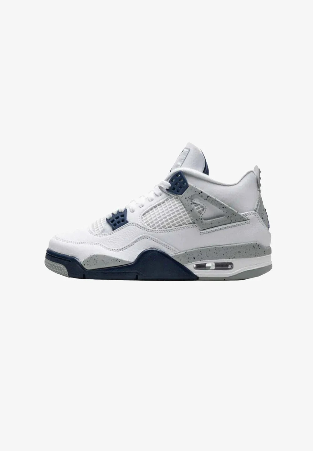 Zapatillas Air Jordan 4 Retro White Cement FV5029-100 Blancas Negras Grises