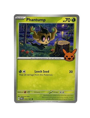 Phantump 012/167 2024 Trick Or Trade Promo Stamped Pokémon TCG