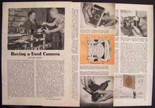 Vintage Camera Buying Guide Inspection 1958 How-To INFO