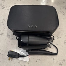 ghd Flight + Travel Hair Dryer 1300w Compact Blow Dryer Black w Case HT 3001