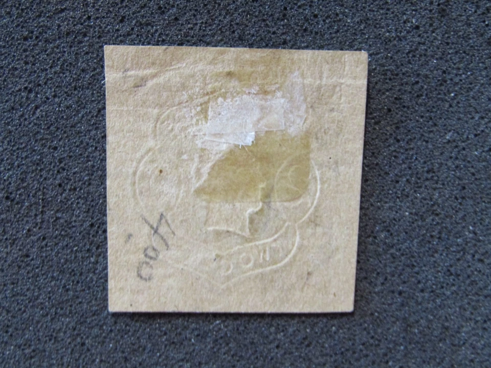 1863 US S# U47, 2 cent Black on Dark Manila Envelope Corner BOB Used - Image 2 of 2