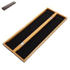 Fishing Float Organizer Box: Wooden Tackle Storage Case - Lightweight &