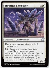Magic - Burdened Stoneback Lorwyn Eclipsed [ECL - 8] NM Uncommon