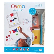 Osmo Genius Kit for iPad, Ages 5-12, 5 Hands-on Games: Tangram, Words, Numbers