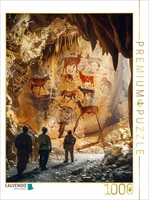 Calvendo Puzzle Fascinating Cave Paintings | 1000 Pieces, Finished Size 25.2 × 1