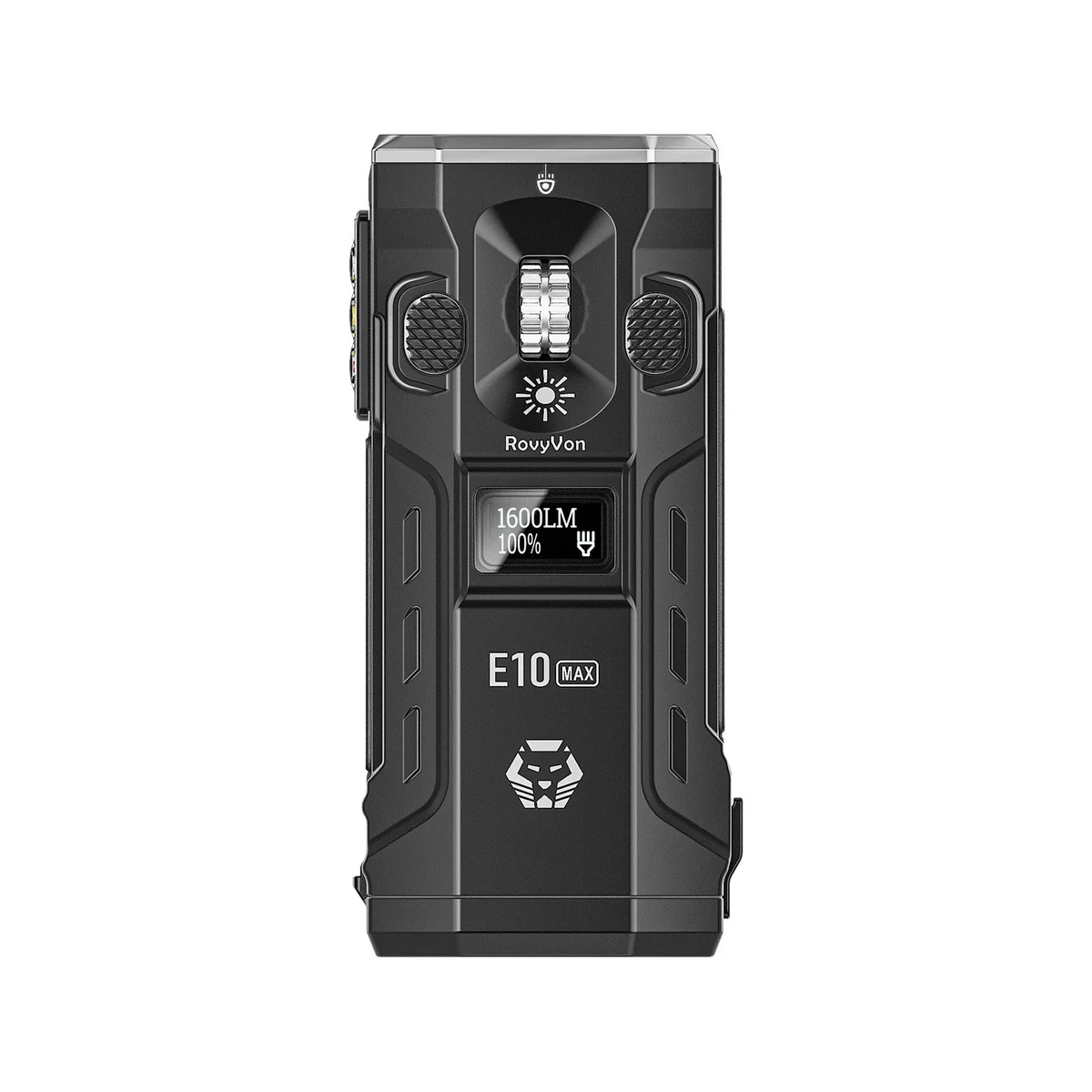 RovyVon E10 Max NW – Potencia EDC plana con láser, luz UV y compatibilidad AA