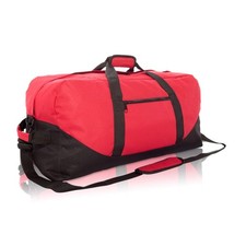 25" Big Adventure Large Gym Sports Duffle Bag in Red