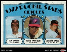 1972 Topps #474 Don Baylor Orioles Rookies ROOKIE 4 - VG/EX