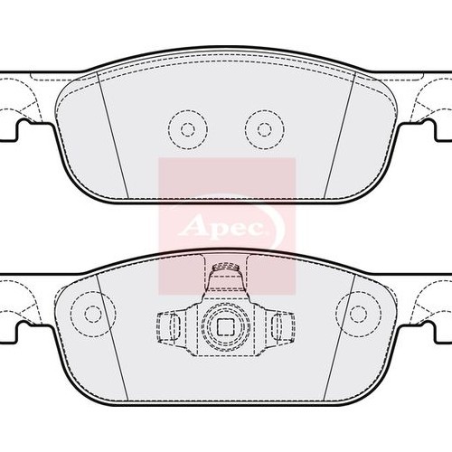 Apec BremsbeläGe Vorne Renault Logan/Stepway II L8 2012 ATE-image