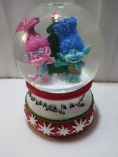 Kcare Trolls Poppy And Branch Snow Globe Musical Troll A La La Wind Up Rare