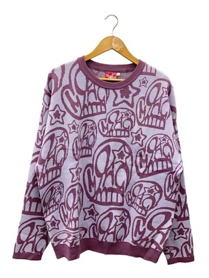 ST@RT3@M (STARTEAM) Knit Sweater (Thick) L -- PUP All-over print 