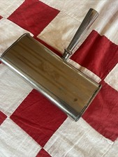 Vintage WILMONT Crumb Catcher Table Sweeper Silent Butler Silver Made In USA
