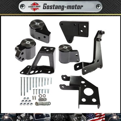 For Civic 92-95 Integra 94-01 K Series Swap K20 K24 62A Engine Swap Mounts Black