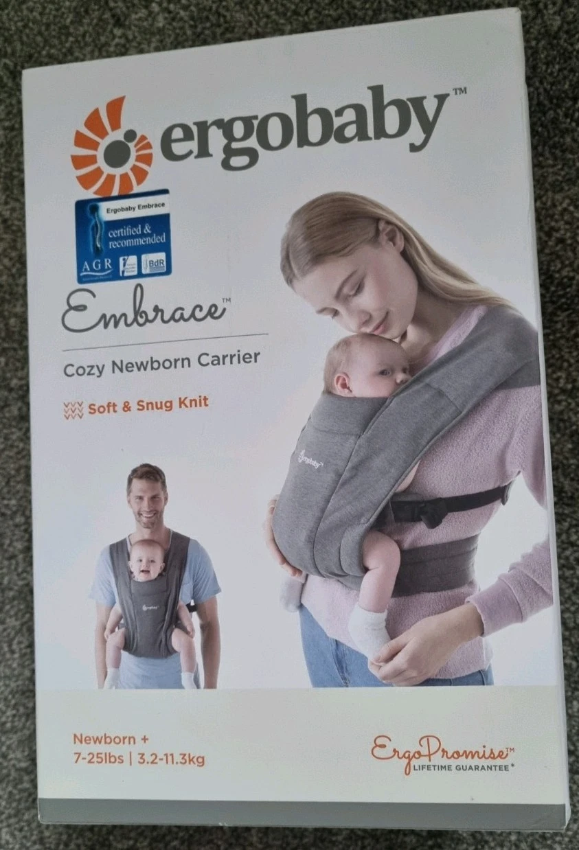 Ergobaby Embrace Baby Carrier -from Newborn-grey
Opens in a new window or tab