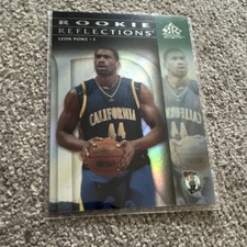 Upper Deck NBA Reflections Serial Numbered Rookie Leon Powe #146 Basketball Card. rookie card picture