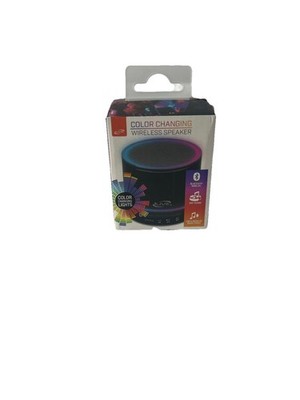 iLive ISB07B Bluetooth Portable Speaker LED Light Effects Aux USB Micro SD FM