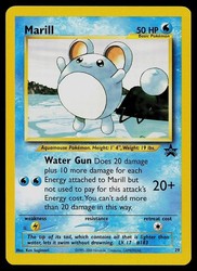 Marill 29/53 WOTC Black Star Promo