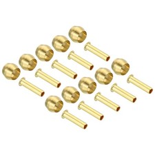 4mm Tube OD Brass Compression Sleeves Ferrules 20Pack Brass Kit