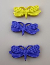Vintage Goody LOT 1980s Hair Clip Snap Tight Kiddie Barrettes Butterfly