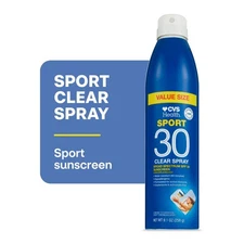 CVS Health Pharmacy Sport Sunblock Continuous Spray SPF 30, 10 oz - 9.1 oz
