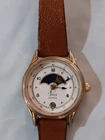 Vintage Timex Quartz Watch Women Moon Phase Date Running