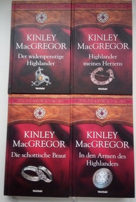 Kinley Mac Gregor- Highlander Sagas - Konvolut - 4 Bücher -