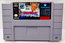 Troy Aikman NFL Football (Super Nintendo Ent. System, 1994, SNES, Cartage Only)
