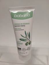Babaria Hand Cream Intense Nourishment with Olive Oi 100% Vegan 2.5 fl oz / 75ml
