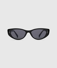 BLUE ELEPHANT JENNER black Sunglasses Modern Oval K-Fashion Korea Authentic