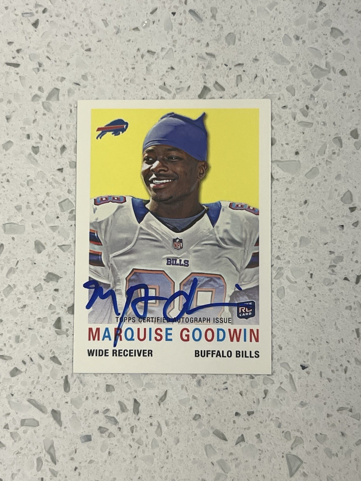 Marquise Goodwin Topps 1959 Mini Rookie Autographs #32 Base