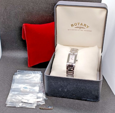 ROTARY Dolphin Standard austauschbare Diamantlünette Uhr - sehr guter Zustand / funktioniert nicht