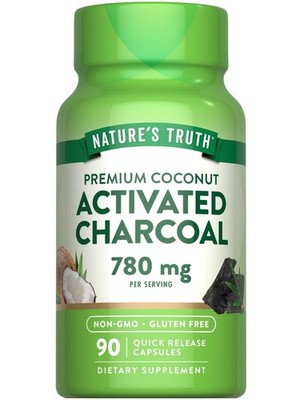 Activated Charcoal Capsules | 90 Count | NonGMO & Gluten Free Supplement