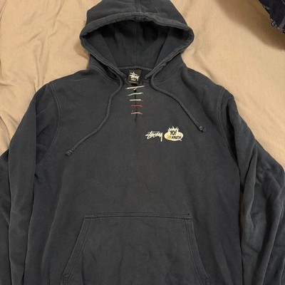Vintage Stussy x Yo Raps MTV Eric B and Rakim Dark Navy Blue