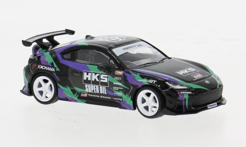 Tarmac Works T64G-038-BK - 1/64 - Toyota GR86 HKS, Black - New