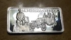 1oz Vintage 1975 Silver Bar .999 American Greatest Events HORSELESS CARRIAGE
