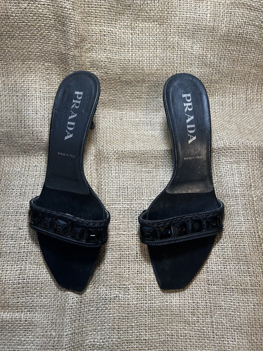 PRADA Kitten Black Heels for Women for sale | eBay