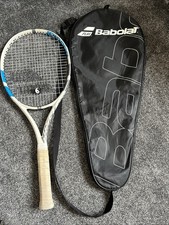 Babolat Boost Drive Tennis Racket With Carry Case Bag Lite Weight White Blue