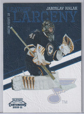 Jaroslav Halak 2010-11 Panini Playoff Contenders Leather Larceny #7